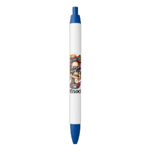 Funny sarcasm antisocial skeleton  pen