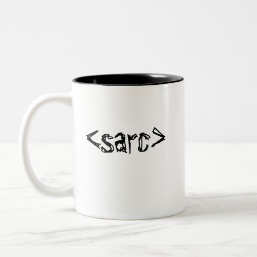 Funny Sarcasm Code Tag Two_Tone Coffee Mug