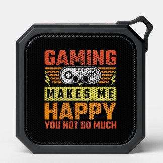 Funny sarcasm gaming word art  bluetooth speaker