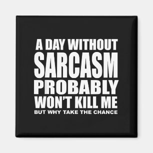 Funny Sarcasm Sarcastic Quote Humor Men Women  Magnet