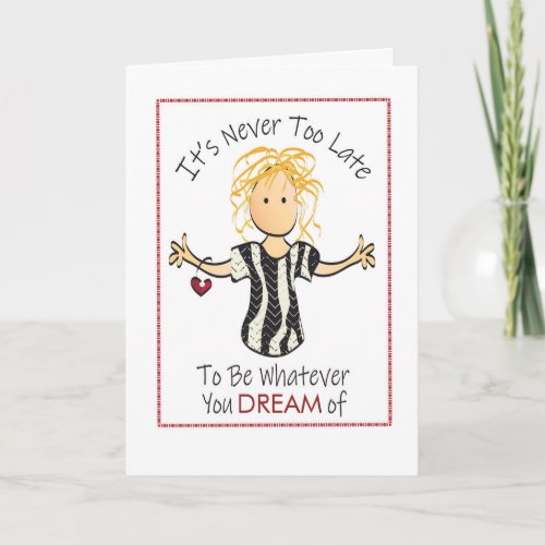 Funny, Sarcastic and Comical Birthday Card for Her