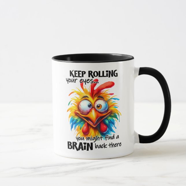 Funny/Sarcastic Animal Sayings/Chicken/Coffee Mug (Right)