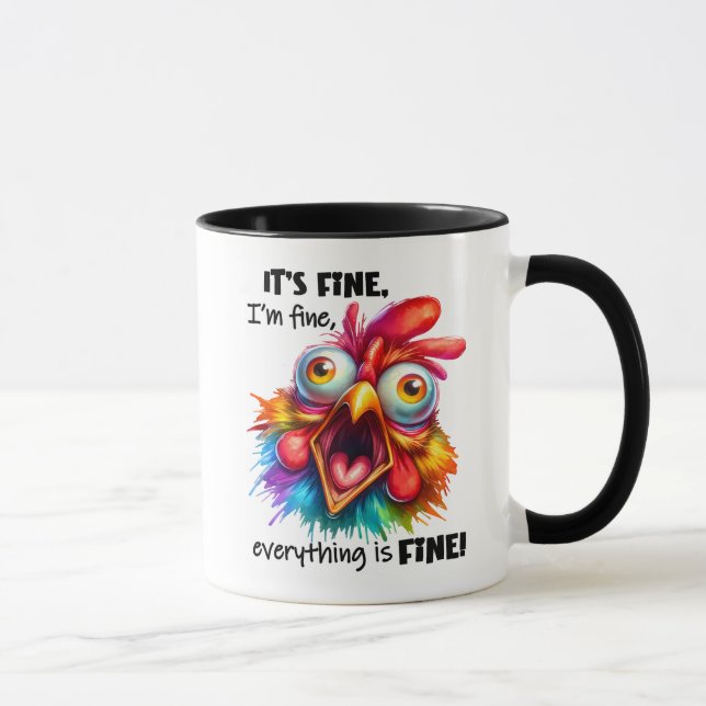 Funny/Sarcastic Animal Sayings/Chicken/Coffee Mug (Right)