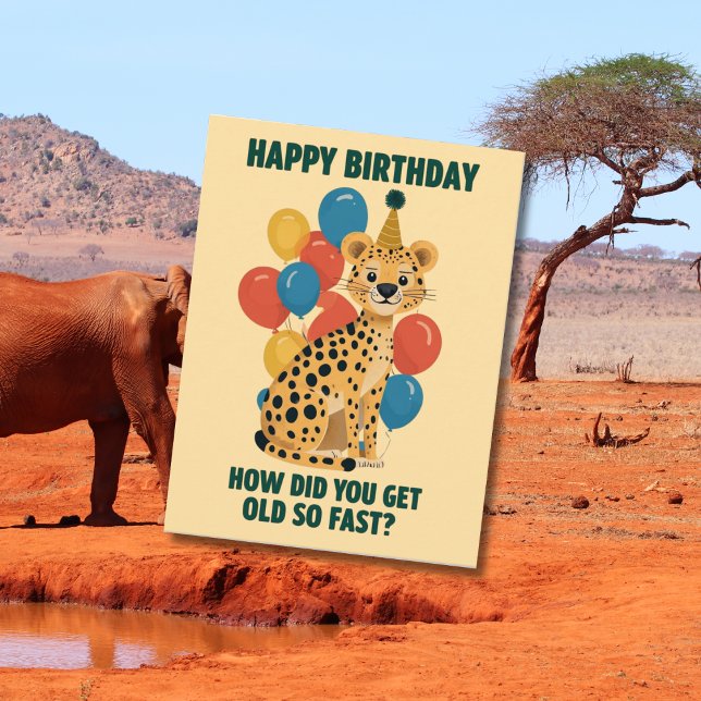 Funny Sarcastic Birthday Messages & Age Jokes Postcard (Creator Uploaded)