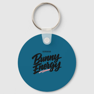 Funny sarcastic bunny easter quote trendy spring keychain