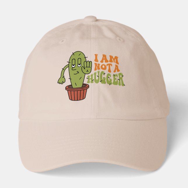 Funny Sarcastic Cactus  Hat (Front)