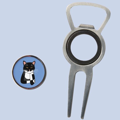 Funny Sarcastic Cat Divot Tool