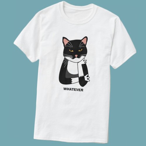 Funny Sarcastic Cat T_Shirt