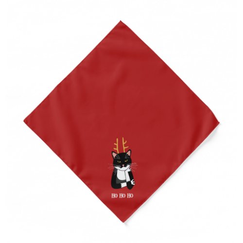 Funny Sarcastic Christmas Cat Bandana