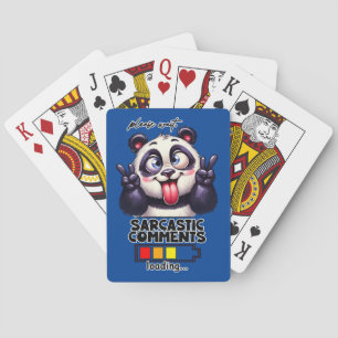 Funny Sarcastic Comments loading Poker Cards