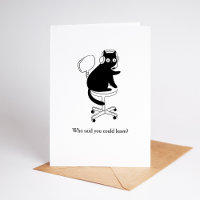 Funny & Sarcastic Congratulations on New Job Card