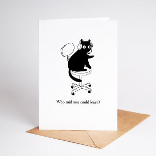 Funny & Sarcastic Congratulations on New Job Card