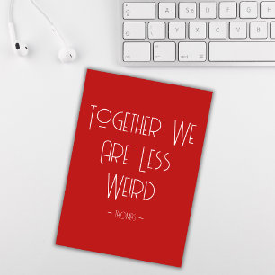 Funny Sarcastic Couple Love Valentine's Day Holiday Card