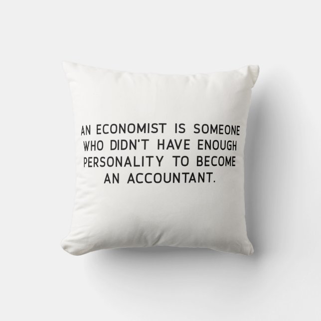 Funny Sarcastic CPA Accountant Auditor Pun Jokes Throw Pillow (Front)