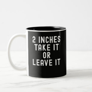 Funny Sarcastic Double Entendre Humor Two-Tone Coffee Mug