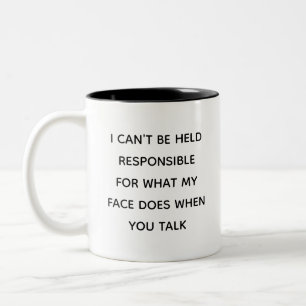 Funny Sarcastic Engineer Coffee Rude Coworker Gift Two-Tone Coffee Mug