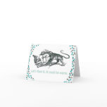 Funny Sarcastic Get Well Worse If Eaten by a Tiger Card Funny Sarcastic Get Well Worse If Eaten by a Tiger Card