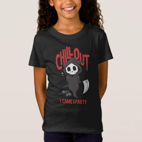 Funny Sarcastic GrimReaper Halloween Party Costume T_Shirt