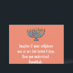 Funny Sarcastic Hanukkah Chanukah Cellphone Quote Invitation<br><div class="desc">Funny Sarcastic Hanukkah Chanukah Cellphone Quote</div>