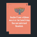 Funny Sarcastic Hanukkah Chanukah Cellphone Quote Postcard<br><div class="desc">Funny Sarcastic Hanukkah Chanukah Cellphone Quote</div>