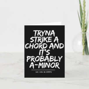 Funny Sarcastic Humor Quote Men Women Premium Card