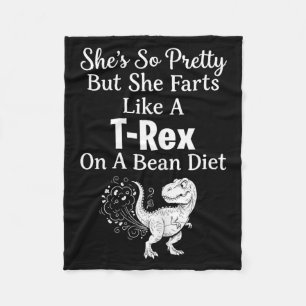 Funny Sarcastic Humor Saurus Quote Fleece Blanket
