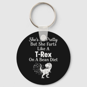Funny Sarcastic Humor Saurus Quote Keychain