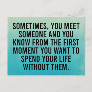 Funny Sarcastic Introvert Humor Saying Postcard