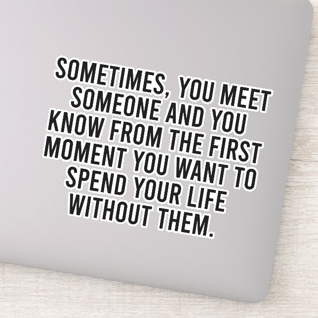 Funny Sarcastic Introvert Humor Saying Sticker (Detail)