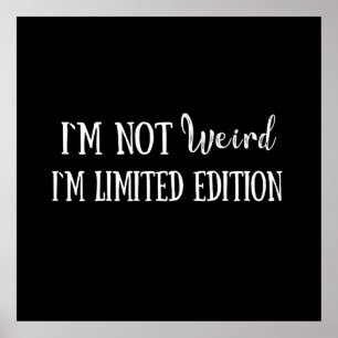Funny sarcastic introvert quotes poster