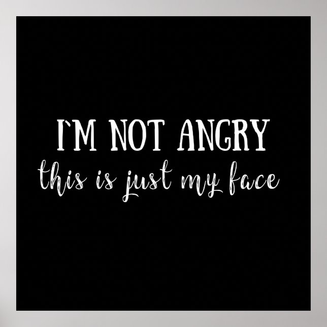 Funny sarcastic introvert quotes poster (Front)