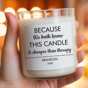 Funny Sarcastic Minimalist Coworker Office Quote Scented Candle