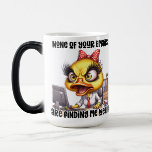 Funny/Sarcastic Office Life Quote Wrap Color Morph Mug