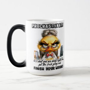 Funny/Sarcastic Office Life Quote Wrap Color Morph Mug