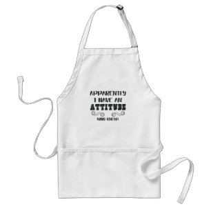 Funny Sarcastic Quote Girls Teens Women Attitude Adult Apron