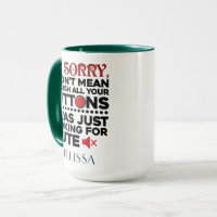 Matcha Therapy Sarcasm Two-toned Mug Funny Therapy Mug 