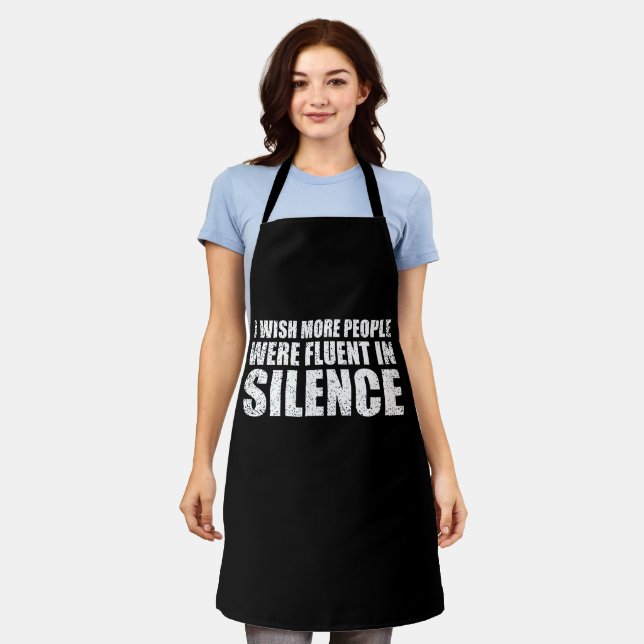 Funny sarcastic quotes adult humor sarcasm apron (Worn)