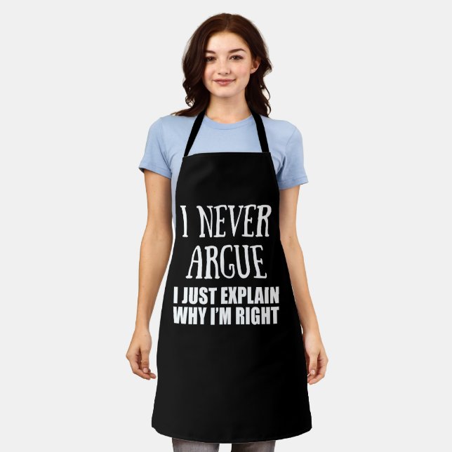Funny sarcastic quotes adult humor sarcasm apron (Worn)