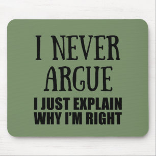 Funny sarcastic quotes adult humor sarcasm mouse pad