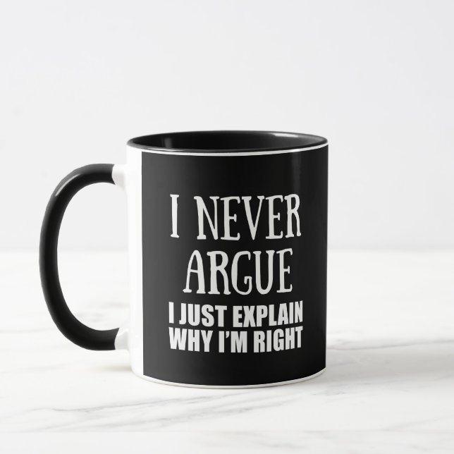 Funny sarcastic quotes adult humor sarcasm mug (Left)