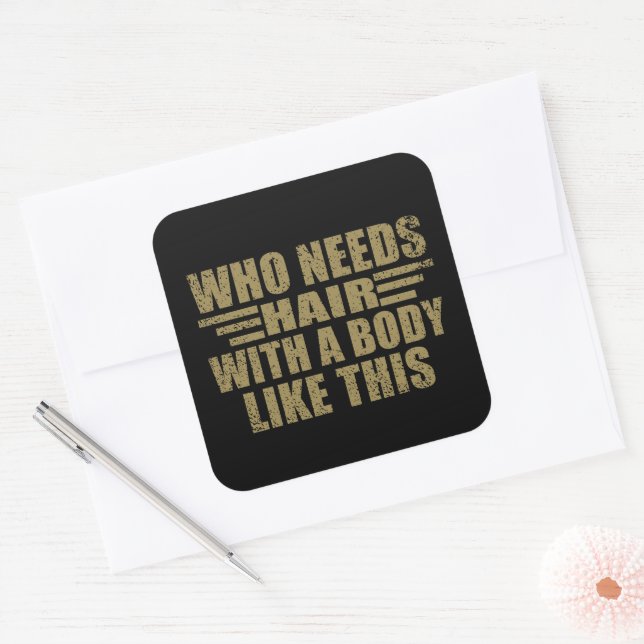 Funny sarcastic quotes adult humor sarcasm square sticker (Envelope)