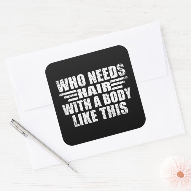 Funny sarcastic quotes adult humor sarcasm square sticker (Envelope)