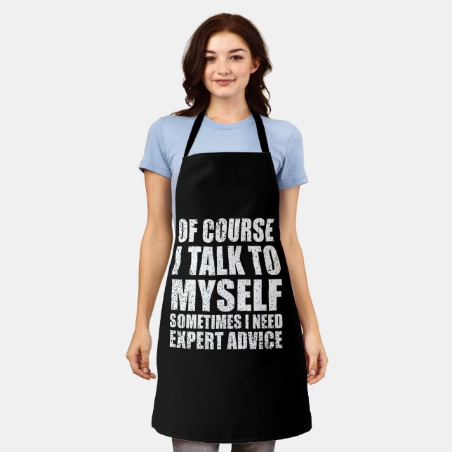 Funny sarcastic quotes humor sarcasm apron (Worn)