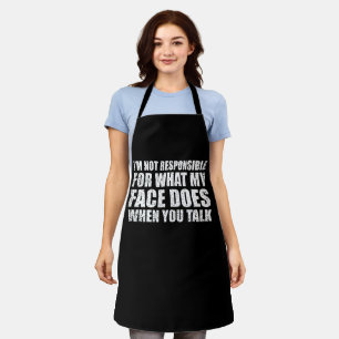 Funny sarcastic quotes humor sarcasm introvert apron