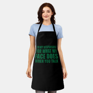 Funny sarcastic quotes humor sarcasm introvert apron