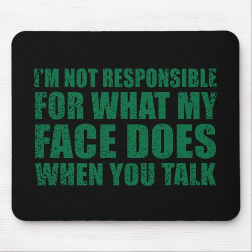 Funny sarcastic quotes humor sarcasm introvert mouse pad