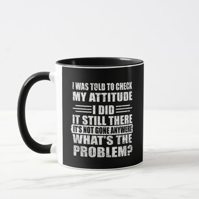 Funny sarcastic quotes humor sarcasm introvert mug (Left)