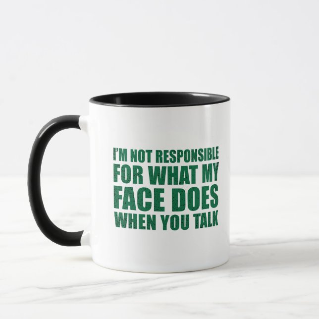Funny sarcastic quotes humor sarcasm introvert mug (Left)