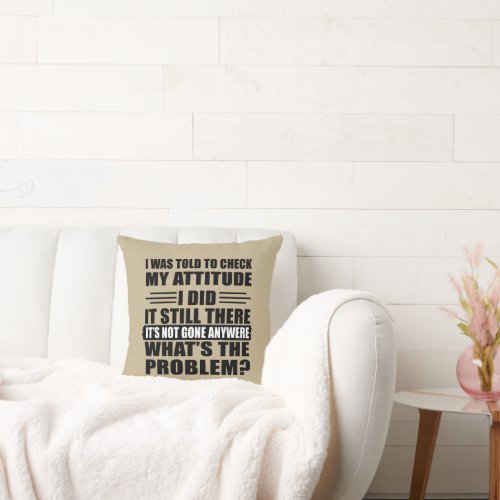 Funny sarcastic quotes humor sarcasm introvert throw pillow