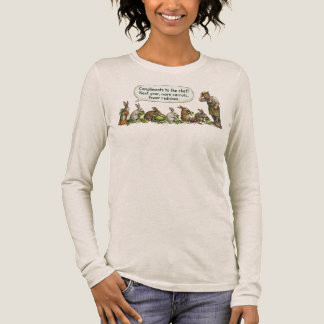 Funny Sarcastic Rabbits vs Gardener Quote T-Shirt Tri-Blend Shirt